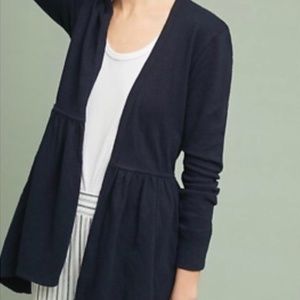 Anthropologie Peplum Cardigan